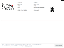 Tablet Screenshot of lafucinadelcirco.com